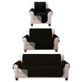 thumbnail image 1 of Juego de Protector Cubre Sala Doble Vista Capitonado MELOCOTTON HOGAR Negro-Gris, 1 of 6
