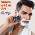 thumbnail image 7 of Electric Foil Shavers for Men, Rechargeable Mini Electric Razor with IPX7 Waterproof for Travel & Home, Gray, 7 of 7