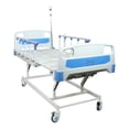 thumbnail image 1 of Cama de Hospital Eléctrica 3 Posiciones | Hospitalaria de 3 Funciones, Control de Posiciones, Portasuero, Ruedas Giratorias con Sistema de Bloqueo Seguro, 1 of 4