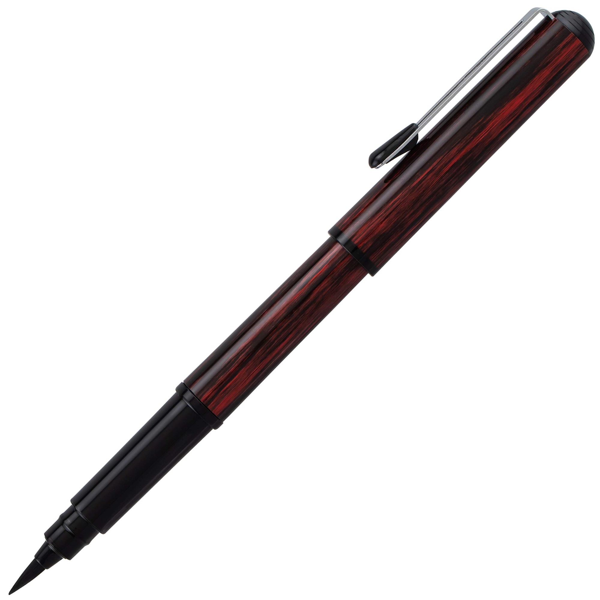 Pentel Arts Limited Edition Pocket Brush, Mahogany Wrap
