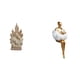 thumbnail image 1 of Escultura clásica de resina de niña católica cristiana, figura abstracta de , estatua para oficina, mesa, coche, decoración del hoga, 1 of 8
