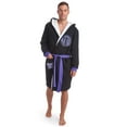 thumbnail image 2 of Marvel Avengers Black Panther Mens French Terry Fur Long Sleeve Pajama Robe XL, 2 of 4