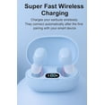 thumbnail image 7 of Acuvar Wireless Bluetooth Earbuds with LCD Charging Case, Noise Cancelling Earphones with mic and touch controls, Light Blue, 7 of 7
