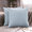 Cinerous, variant on Jepeak Pack of 2 Corduroy Throw Pillow Covers Soft Solid Striped Cushion Cases, Square Home Decorative Pillow Cover for Couch Sofa Bed, Light Grey 18x18 inch