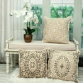 thumbnail image 2 of Parkland Collection Abu Transitional Beige Throw Pillow, 2 of 7