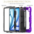 thumbnail image 5 of FJLBDE Case for iPad Air 11 inch (2026 M4/2025 M3/2024 M2), Rugged Shockproof Tablet Cases Cover with Kickstand Shoulder Strap, Purple, 5 of 7