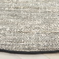 thumbnail image 3 of SAFAVIEH Rag Rug Lacework Distressed Area Rug, Ivory/Black, 6' x 6' Round, 3 of 10