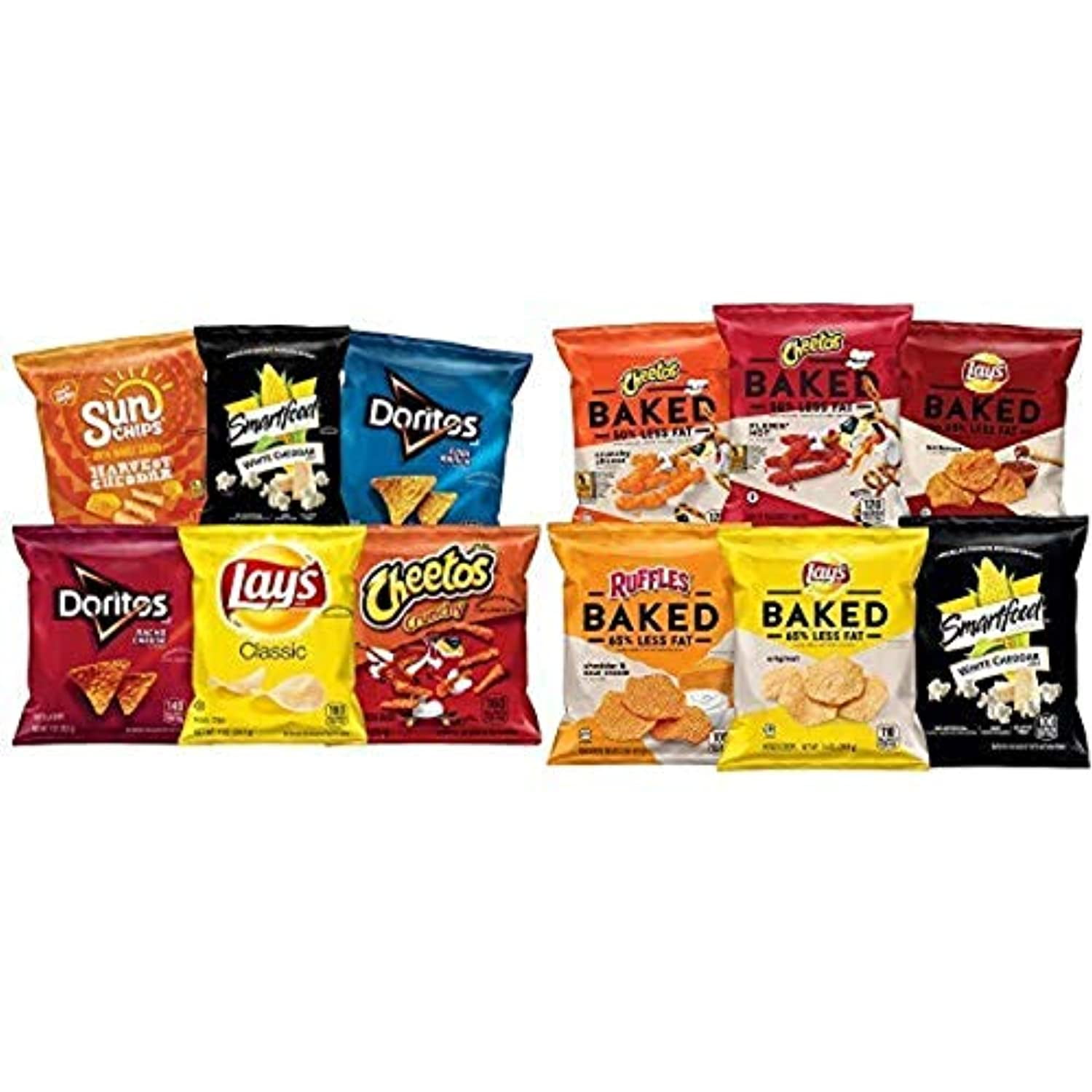 FritoLay Classic Mix Variety Pack, 35 Count And FritoLay Baked