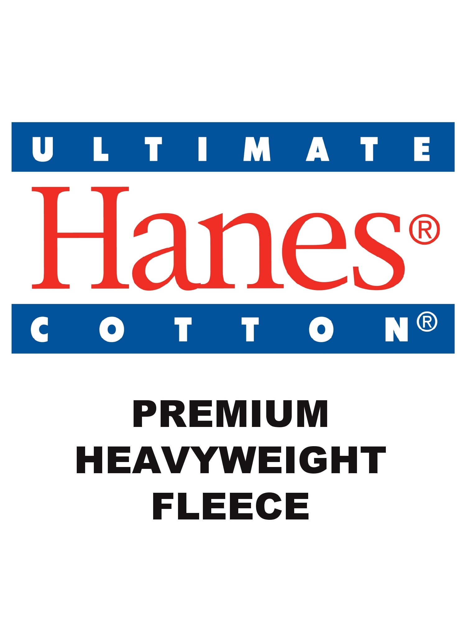 Hanes Men's Ultimate Cotton Heavyweight Full Zip Hoodie Black 2XL