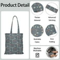 thumbnail image 4 of Rustic Style Nordic Stripes Washable Shopping Bag - Machine Washable Eco-Friendly Grocery Tote, 4 of 5