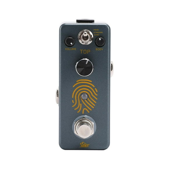 Pedal de Guitarra ISET AC Stage huellas de dedos True Bypass para Guitarra Eléctrica y Bajo