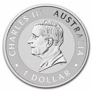 2026 1 oz Australian .9999 Fine Silver Kangaroo $1 Coin BU