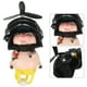 thumbnail image 5 of Decoración frontal de bicicleta de cerdo, casco, decoración de muñeca, casco decorativo, adorno de cerdo, 5 of 6