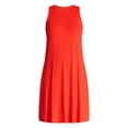 thumbnail image 4 of Time and Tru Women’s Sleeveless Knit Swing Dress, Sizes XS-XXXL, 4 of 5