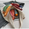 thumbnail image 6 of JKCCZLL Knitted Beach Shoulder Bag for Women 3D Fish Bohemian Tote Versatile Purse Soft Hobo Handbag for Summer Vacation 2026,B Red,outdoor, 6 of 8