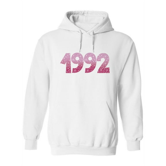 Sparkly 1992 Hoodie Women -Image by Shutterstock, Female Large