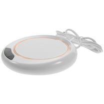 USB Warm Coaster Wireless Mug Warmer Coffee Cup Heater Pad Metal for Desktop Heating Office