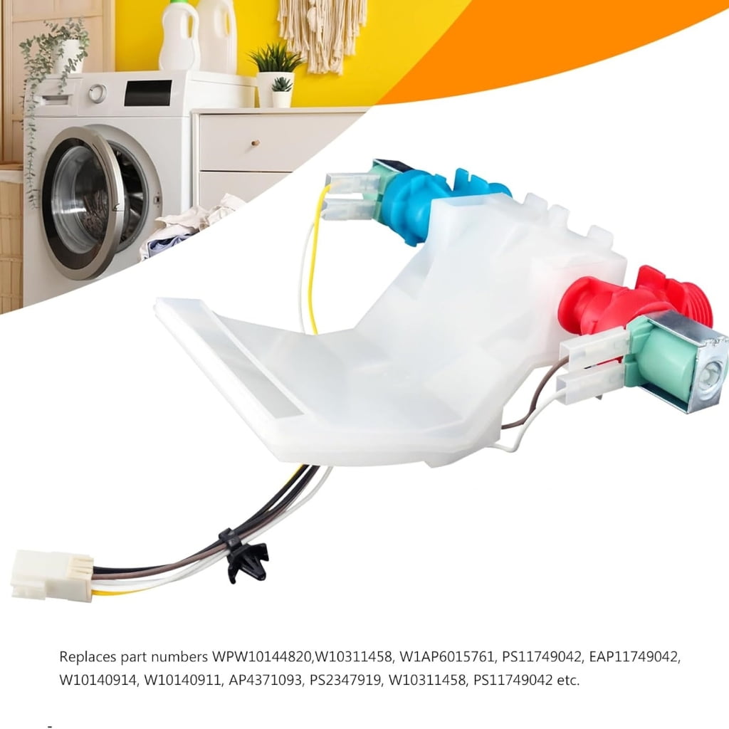 Washer Water Inlet Valves Replacement for Efficient Washing Machine Operation Fixes Leaks