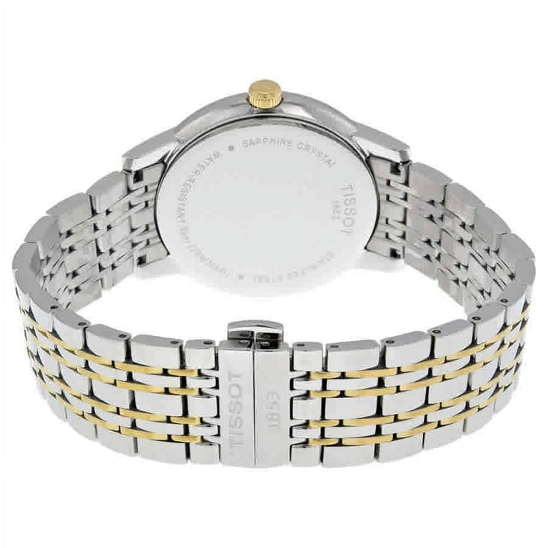 Tissot Carson White Dial Two tone Mens Watch T0854102201100