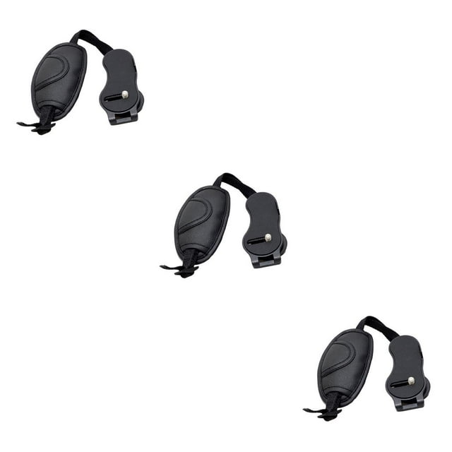 Seitruly Correa de muñeca con empuñadura de cuero para cámaras DSLR adecuada para (negro) Type2 NO2