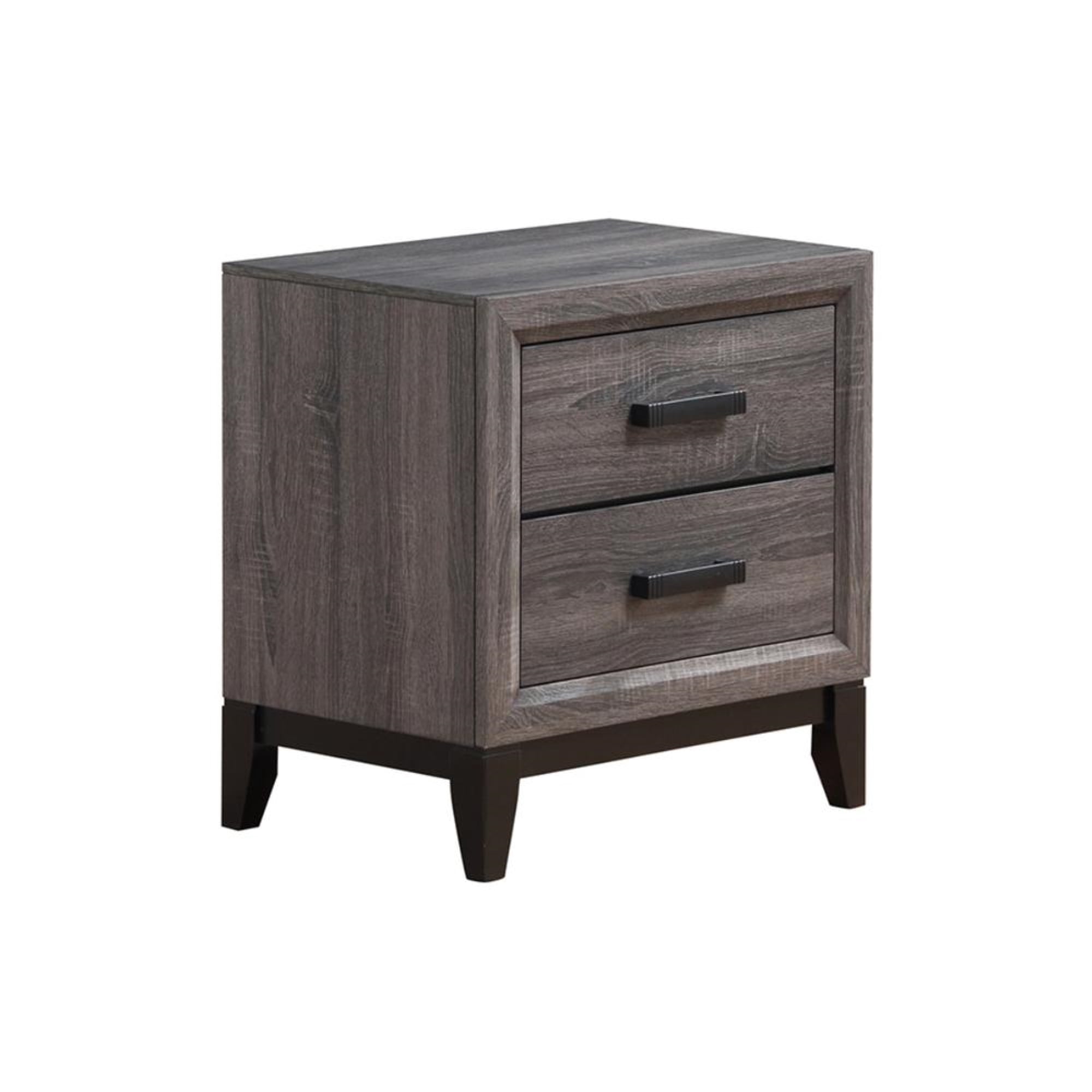 Global Furniture USA Kate Grey Foil Nightstand, 1 Piece