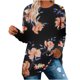 thumbnail image 1 of ICHUANYI Liquidación Blusa casual de manga larga con estampado de costuras para mujer ICHUANYI WER202308244434, 1 of 5