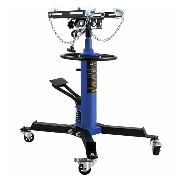 Transmission Jack 1100 Lbs, 33-67" High Lift Telescoping Hydraulic Jack, 1/2 Ton Shop Floor Jack with Pedal & Swivel Wheels for Garage Automotive