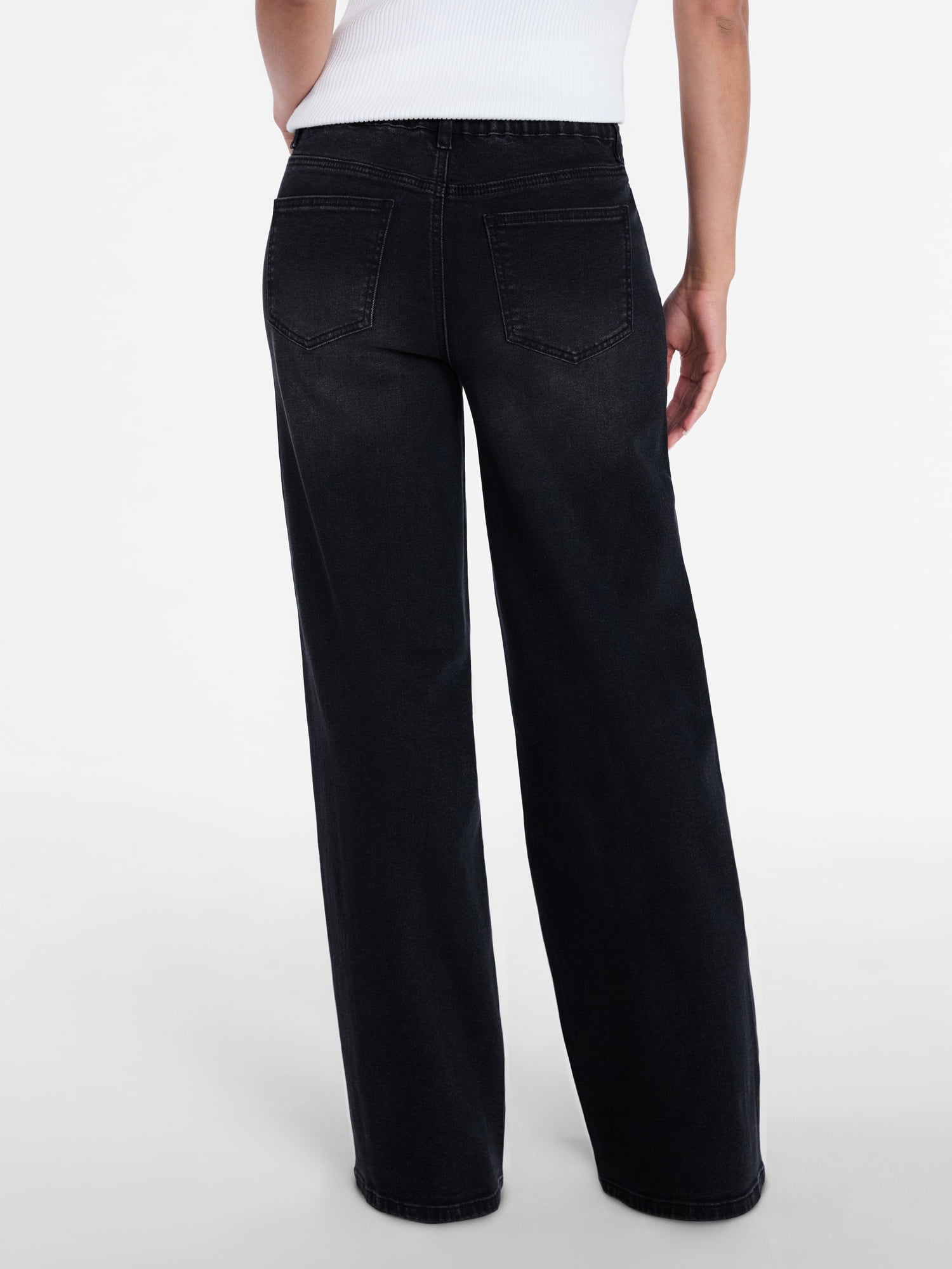 Madden NYC Women’s Ultra 90’s Straight Leg Jeans, 32” Inseam, Sizes XXS-XXL