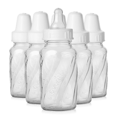 Evenflo Feeding Classic BPA-Free Glass Baby Bottles - 4oz, Clear, (Best Baby Bottle Brand 2019)