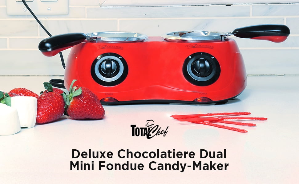 Total Chef Chocolatiere Chocolate Melter and Fondue Pot- 8.8 oz (250 g)