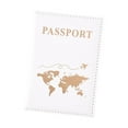 thumbnail image 2 of Funda para pasaporte con ranura para tarjeta de teléfono, de PU, para negocios Blanco, 2 of 9