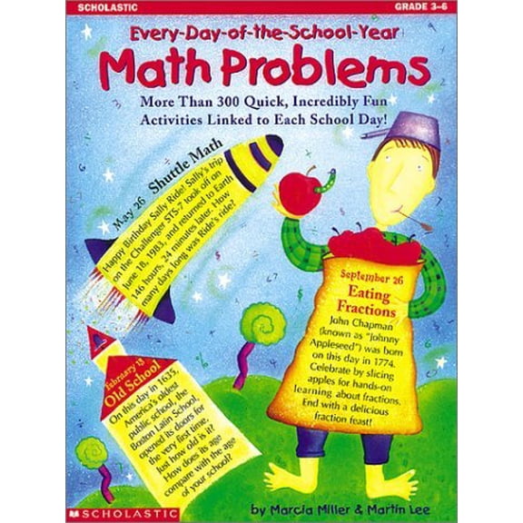 Pre-Owned Every-Day-of-the-School-Year Math Problems (Grades 3-6) (Paperback) 0590644076 9780590644075
