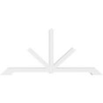 thumbnail image 2 of 96"W x 44"H x 4"D x 4"F, 11/12 Pitch, Vanguard Architectural Grade PVC Gable Bracket, 2 of 8