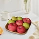 thumbnail image 4 of Brown Wood Heavy Duty Serving Dishes, Imitation Wood Grain Square Plate Dishware, 4 of 6