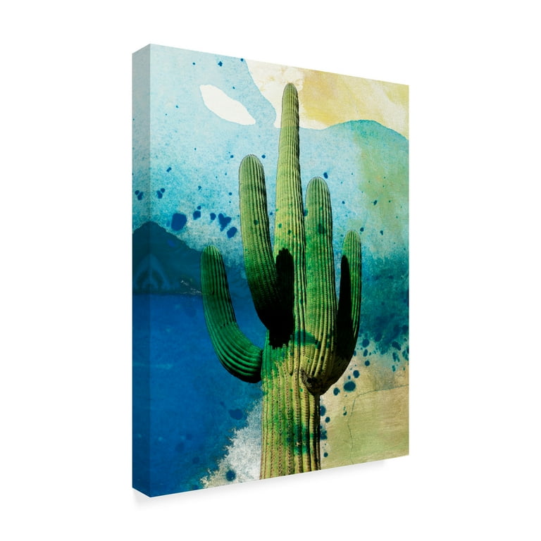 Trademark Fine Art Cactus Abstract Canvas Art by Sisa Jasper