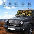 thumbnail image 6 of Disketp Windshield Sun Shade, Car Sun Shade For Front Window Bees And Sunflowers Sunshades Sun Visor Protector Blocks Uv Rays Foldable, 6 of 9