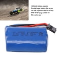 thumbnail image 3 of 7.4V 1200mAh RC Car Lithium Battery 8.88Wh LiPo Battery Replacement with SM 4P Plug for RC Crawler Cars Blue, 3 of 7