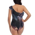 thumbnail image 5 of Honeii Urban Mechanical Dragon for women's one-piece swimsuit featuring a chic one-shoulder design experience elegance and style in the water-Medium, 5 of 6