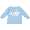 thumbnail image 3 of Inktastic I Love My Aunt with Arrow Boys or Girls Long Sleeve Toddler T-Shirt, 3 of 5