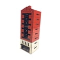 thumbnail image 4 of MERIGLARE City Building Model Simulation Compact Desktop Display Miniature Scene Model Style B, 4 of 8