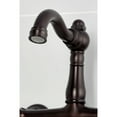 thumbnail image 2 of Kingston Brass KS3255AX Vintage Double-Handle Wall-Mount Bridge Kitchen Faucet, Oil Rubbed Bronze, 2 of 7