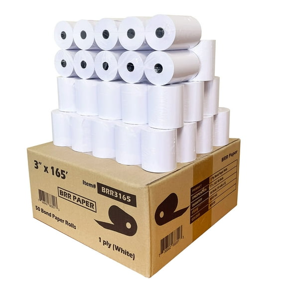 Star MICRONICS SP700 (All) 1-Ply 3 inch x 165' Paper 50 Rolls Made in USA from RegisterRoll Same Day