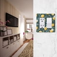 thumbnail image 5 of Yayeee Rocker Switch Wall Plate 1-Gang 4.6"x2.9" Home Decorative Outlet Cover, Yellow Lemons, 5 of 6