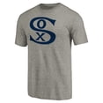 thumbnail image 2 of Men's Ash Chicago White Sox Cooperstown Collection Forbes Tri-Blend T-Shirt, 2 of 3