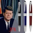 thumbnail image 2 of LAN MB John F. Kennedy Fountain-Bolígrafo Rollerball azul oscuro, Metal, oficina, escuela, clásico con número de serie JFK, 2 of 4