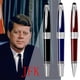 thumbnail image 2 of LAN MB John F. Kennedy Fountain-Bolígrafo Rollerball azul oscuro, Metal, oficina, escuela, clásico con número de serie JFK, 2 of 4