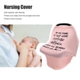 thumbnail image 3 of Baby Car Seat Cover Nursing Scarf- Stretchy Cover Unisex Breastfeeding Cover For Boy Girl Outside Flesh Pink, 3 of 5