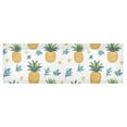 thumbnail image 6 of Yayeee Kitchen Valance Rod Pocket 54" x 18" Living Room Window Curtain, Pineapple, 6 of 6