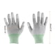 thumbnail image 2 of Guantes antiestáticos ESD Uxcell de 6 pares, 20 cm, alta resistencia, fibra de carbono, guantes para computadora (medianos), verdes, 2 of 5