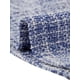 thumbnail image 5 of Vestido elegante de tweed para mujer Inspire Chic, con cuello redondo, mangas cortas, estilo vintage, ajustado, midi, talla XL, color azul, 5 of 6